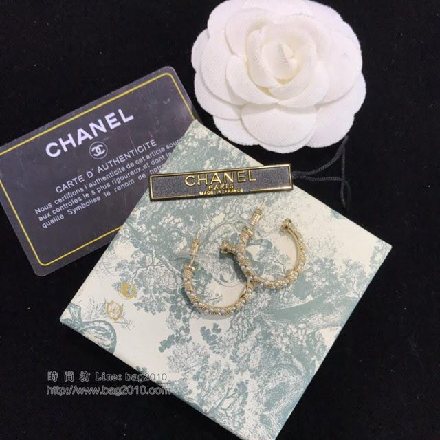 chanel耳環 時尚清爽耳環 香奈兒耳釘  gzsc1481